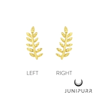 Willow Left ozdoba push-in z żółtego złota 14k