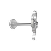 Tytanowy labret Moon Serpent