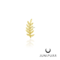 Willow Left ozdoba push-in z żółtego złota 14k