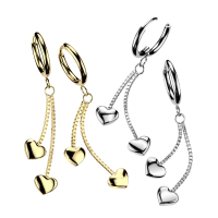 Steel erlobe clicker Heartfall clicker