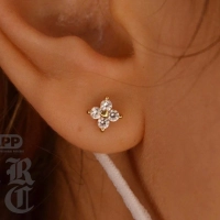 Corazon push-in top 14k yellow gold