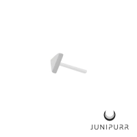 Gold Triangle ozdoba push-in z białego złota 14k