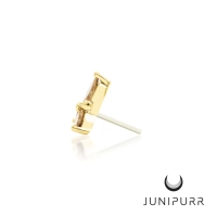 Mabel Champagne ozdoba push-in z żółtego złota 14k