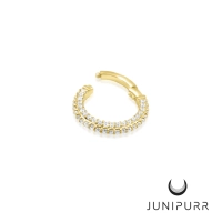 Demi clicker z żółtego złota 14k