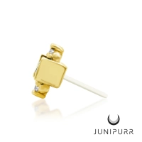 Tina ozdoba push-in z żółtego złota 14k