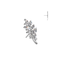 Titanium push-in end Crystal Fern