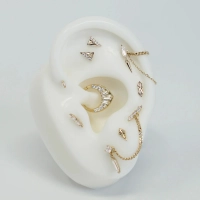 Musea push-in top 14k yellow gold