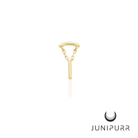 Aydan ozdoba push-in z żółtego złota 14k