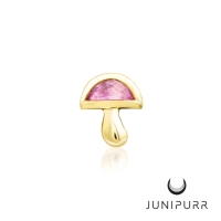 Amanita ozdoba push-in z żółtego złota 14k