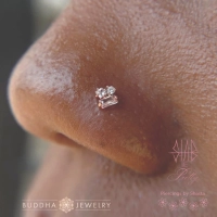 Mood ozdoba push-in z żółtego złota 14k