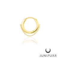 Rhea ozdoba clicker z żółtego złota 14k