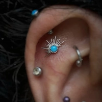 Jayla ozdoba push-in z żółtego złota 14k