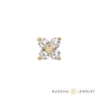 Corazon push-in top 14k yellow gold