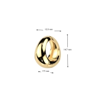 Madison gold fake conch ring
